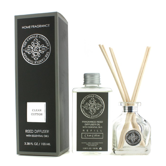 The Candle Company Reed Diffuser with Essential Oils - Clean Cotton 100ml/3.38ozProduct Thumbnail
