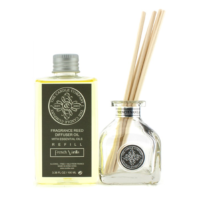 The Candle Company Dyfuzor zapachowy Reed Diffuser with Essential Oils - French Vanilla (francuska wanilia) 100ml/3.38ozProduct Thumbnail