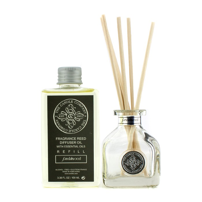 The Candle Company Dyfuzor zapachowy Reed Diffuser with Essential Oils - Sandalwood (drzewo sandałowe) 100ml/3.38ozProduct Thumbnail
