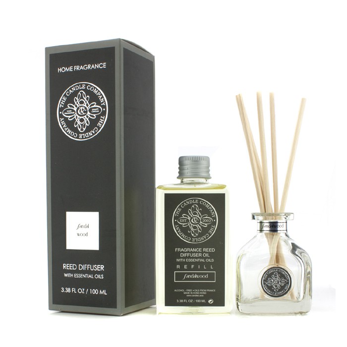 The Candle Company Reed Diffuser with Essential Oils - Sandalwood 100ml/3.38ozProduct Thumbnail