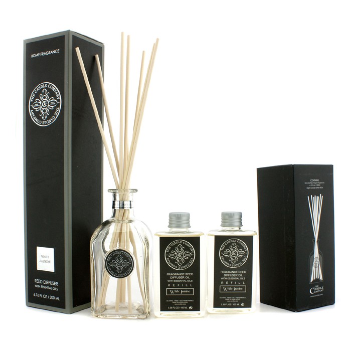 The Candle Company Reed Diffuser with Essential Oils - White Jasmine 200ml/6.76ozProduct Thumbnail