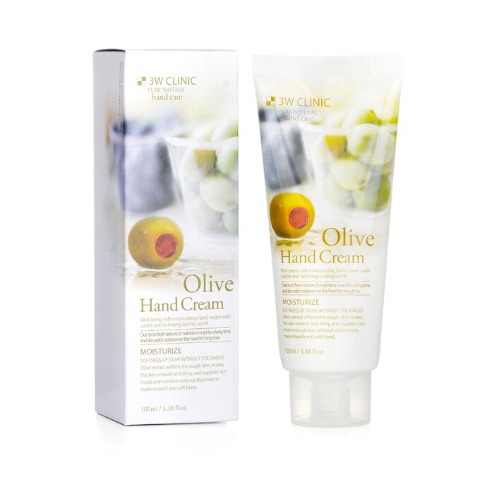 3W Clinic Hand Cream - Olive 100ml/3.38ozProduct Thumbnail