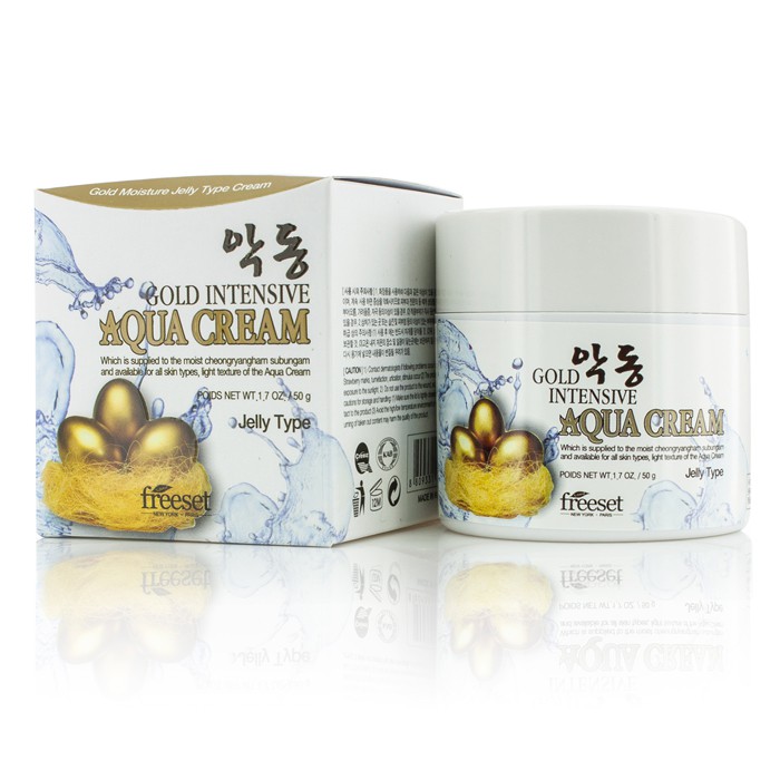 フリーセット Freeset Aqua Cream (Moisture Jelly Type) - Gold Intensive 50g/1.7ozProduct Thumbnail
