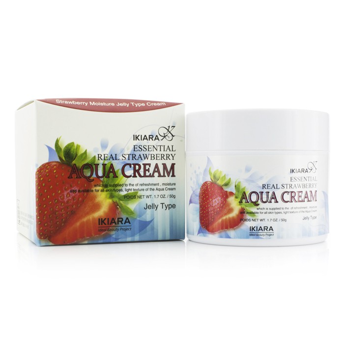 IKIARA Aqua Cream (Moisture Jelly Type) - Essential Real Strawberry 50g/1.7ozProduct Thumbnail