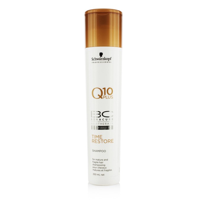 Schwarzkopf Odmładzający szampon do włosów dojrzałych i delikatnych BC Time Restore Q10 Plus Shampoo - For Mature and Fragile Hair (nowe opakowanie) 250ml/8.4ozProduct Thumbnail
