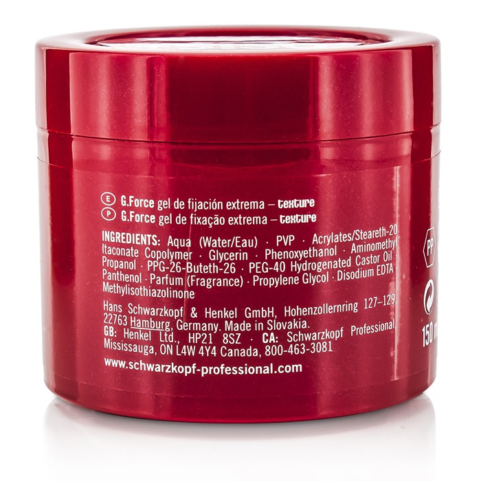 Schwarzkopf 施華蔻  Osis+ G.Force Texture Extreme Hold Gel (Strong Control) 150ml/5ozProduct Thumbnail
