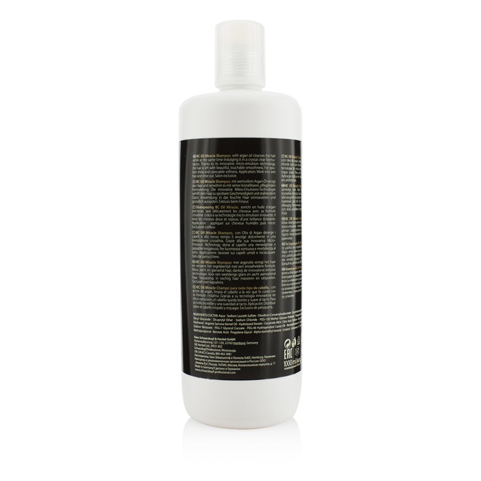 Schwarzkopf Szampon do każdego rodzaju włosów BC Oil Miracle Shampoo (For All Hair Types) 1000ml/33.8ozProduct Thumbnail