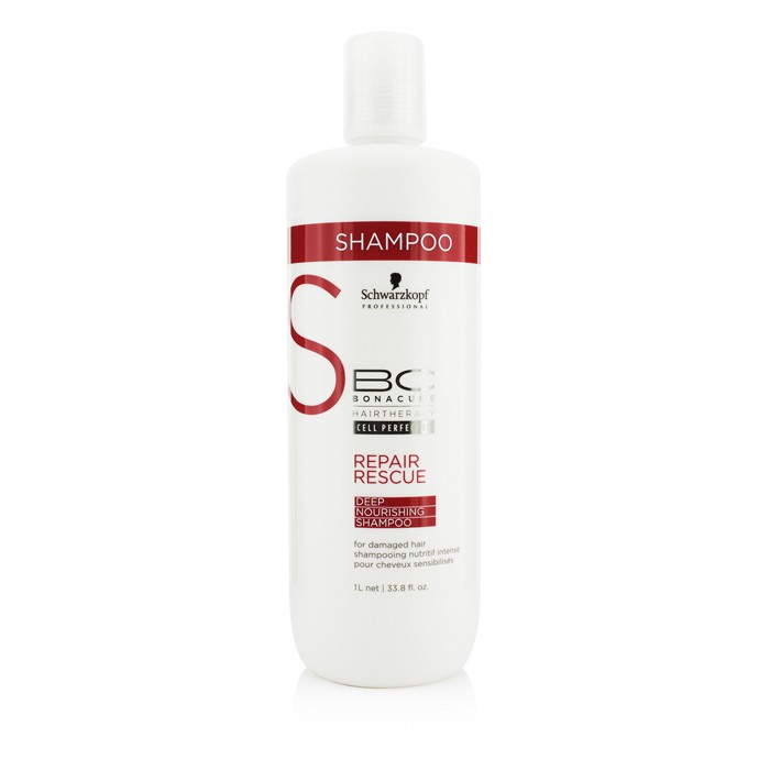 Schwarzkopf 施華蔻 BC極緻修護潤澤洗髮露BC Repair Rescue Deep Nourishing Shampoo(受損髮質適用) 1000ml/33.8ozProduct Thumbnail
