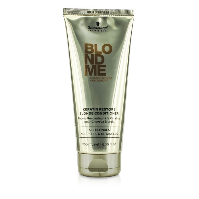 Schwarzkopf Blondme Keratin Restore Blonde Conditioner (All Blondes Light Smoothing Care) 200ml/6.76ozProduct Thumbnail