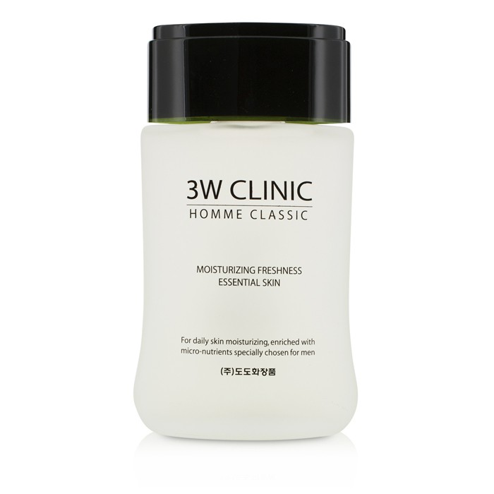3W Clinic Nawilżająca esencja do twarzy na dzień Homme Classic - Moisturizing Freshness Essential Skin 150ml/5ozProduct Thumbnail