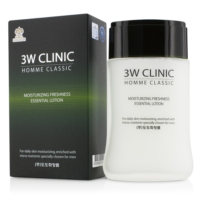 3W Clinic Homme Classic - Ενυδατική Καθαρή Βασική Λοσιόν 150ml/5ozProduct Thumbnail