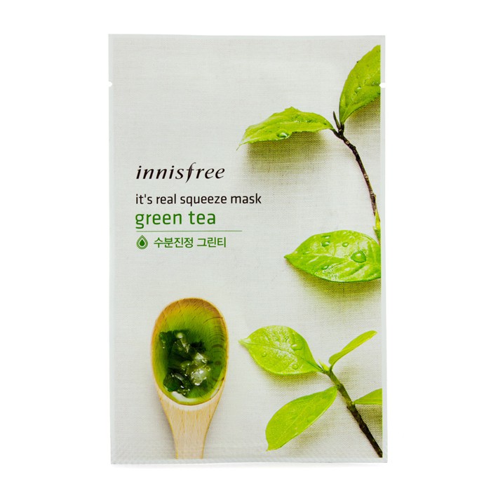Innisfree It's Real Squeeze Mask - מסיכה- תה ירוק 10pcsProduct Thumbnail