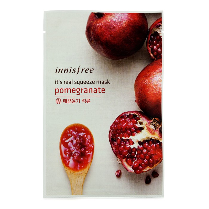 Innisfree It's Real Squeeze Mask - Pomegrante 10pcsProduct Thumbnail