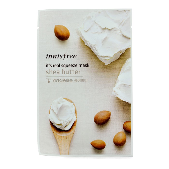 Innisfree It's Real Squeeze Mask - Shea Butter 10pcsProduct Thumbnail