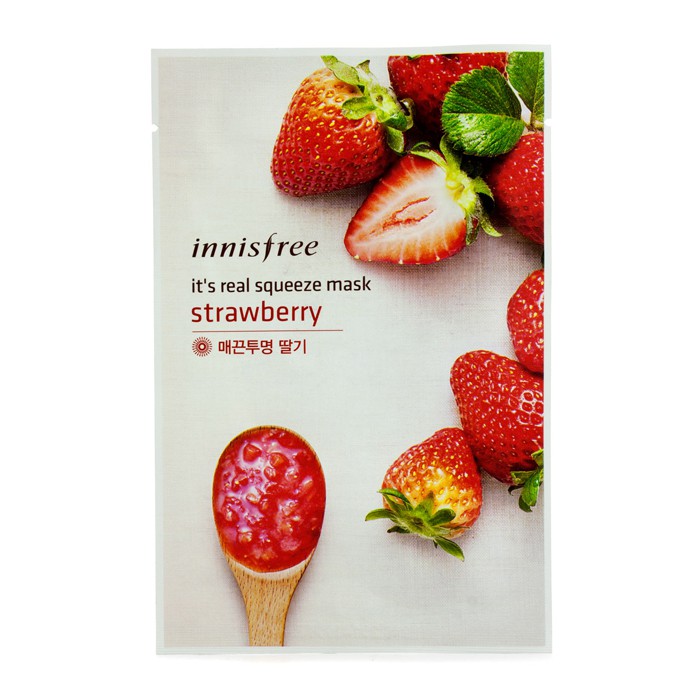 Innisfree It's Real Squeeze Mask - Strawberry 10pcsProduct Thumbnail