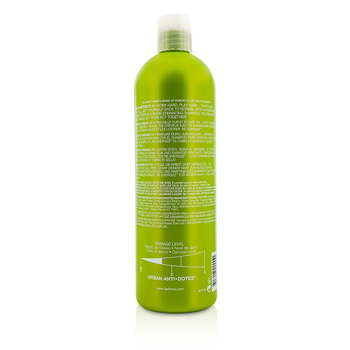 Tigi Energizujący szampon do włosów zmęczonych Bed Head Urban Antidotes Re-energize Shampoo 750ml/25.36ozProduct Thumbnail