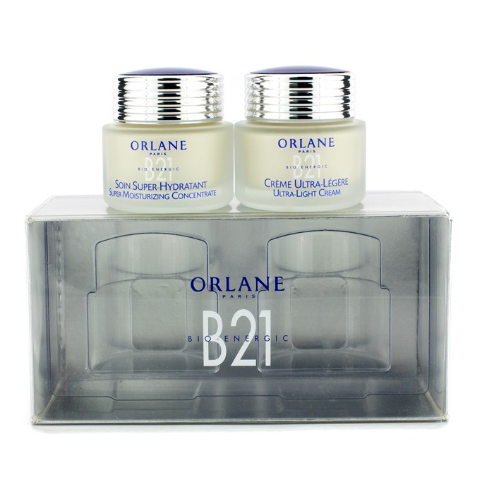 Orlane Zestaw B21 High Performance Moisturiztion: 1x Nurturing Care 50ml, 1x Concentrate 50ml (For Dry & Very Dry Skins) 2pcsProduct Thumbnail