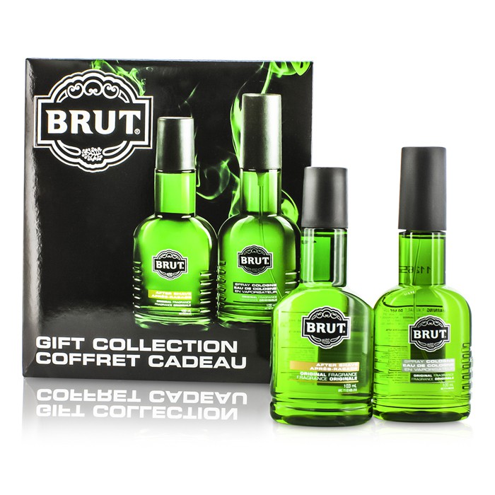 Faberge Brut Coffret: Eau De Cologne Spray 100ml + After Shave Lotion 100ml (Plastic Bottles) 2pcsProduct Thumbnail