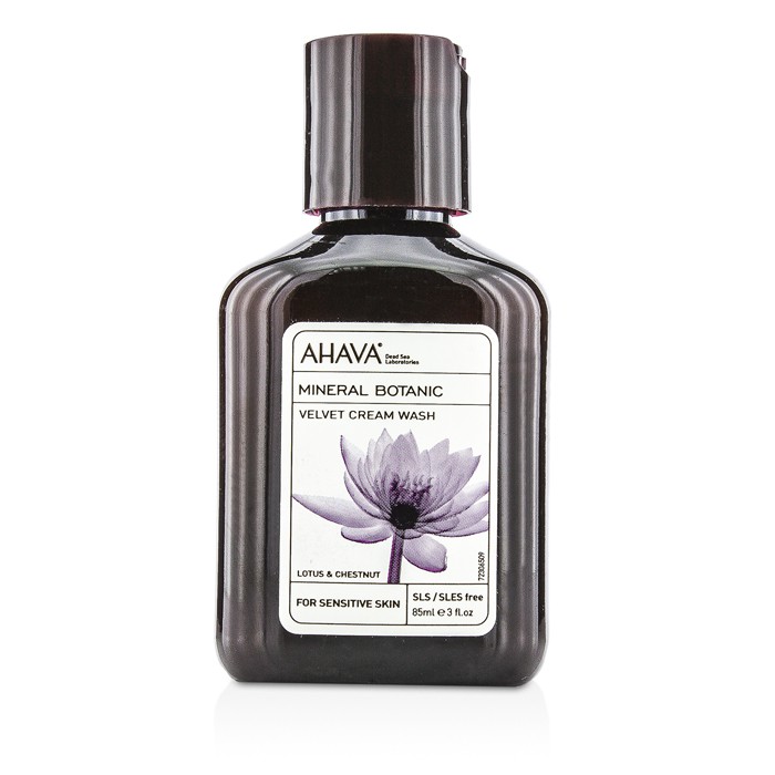 Ahava Mineral Botanic Velvet Cream Wash - Lotus Flower & Chestnut (Sensitive Skin) 85ml/3ozProduct Thumbnail