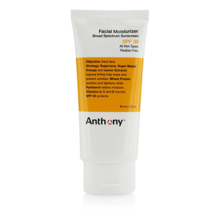 Anthony Facial Moisturizer SPF 30 (For All Skin Types) 90ml/3ozProduct Thumbnail