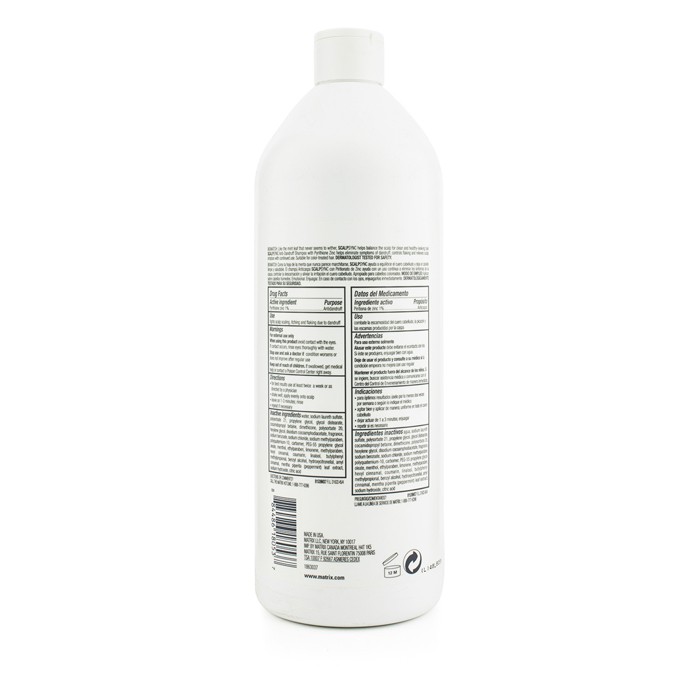 Matrix Shampoo Biolage Scalpsync Anti-Dandruff (Contrôle de Caspa) 1000ml/33.8ozProduct Thumbnail