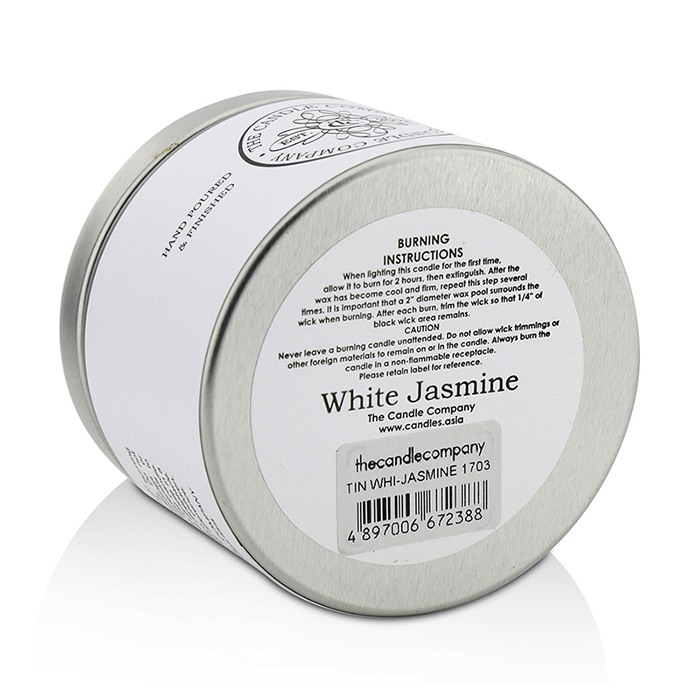 The Candle Company Tin Can Highly Fragranced Candle - White Jasmine (1.5x3) inchProduct Thumbnail