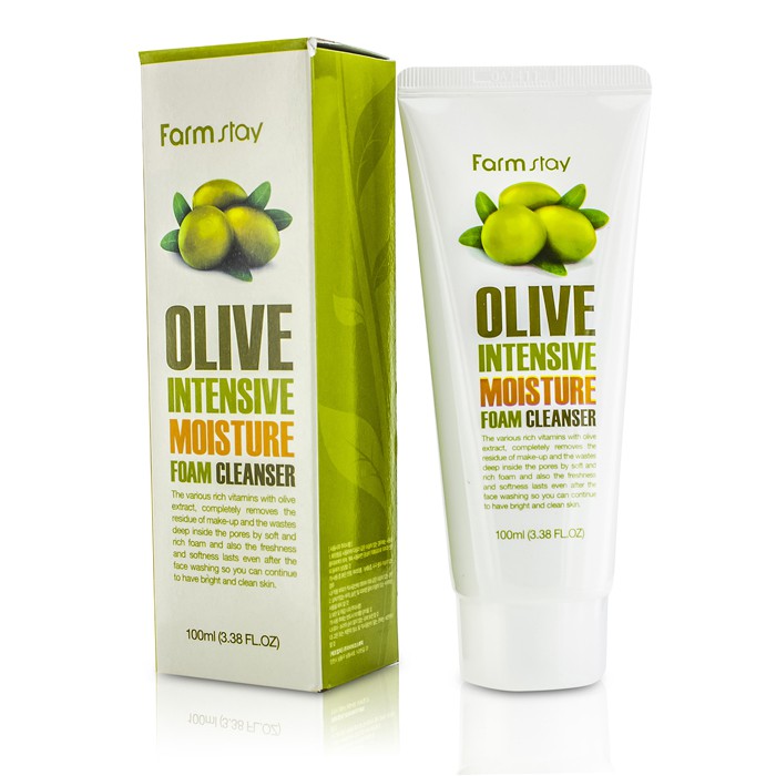 Farm Stay Olive Интенсивная Увлажняющая Очищающая Пенка 100ml/3.38ozProduct Thumbnail