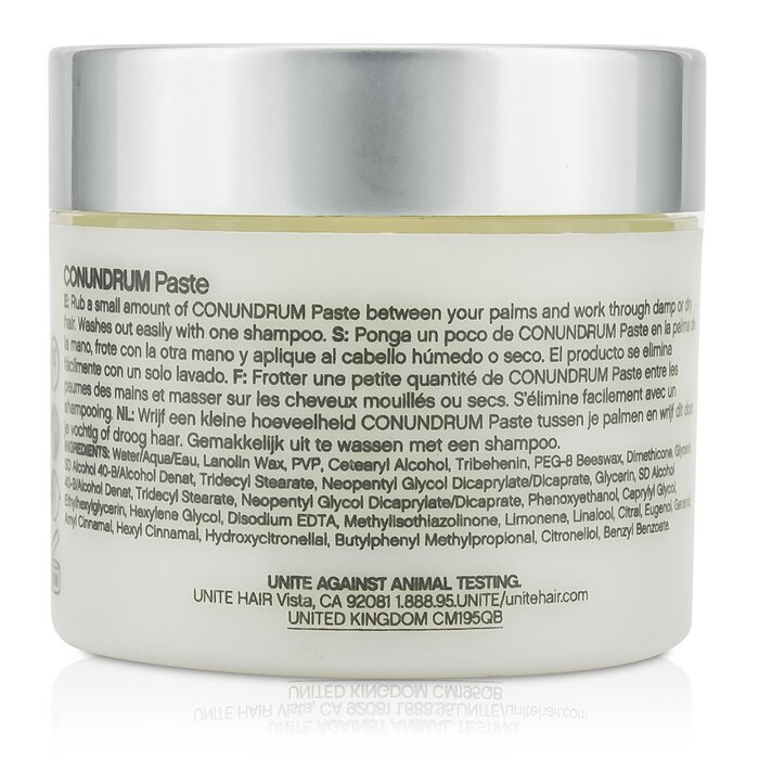 Unite Conundrum Paste (Styling Cream) 57g/2ozProduct Thumbnail
