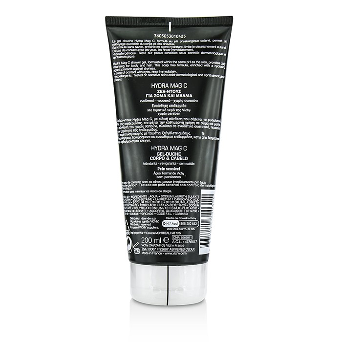 Vichy Hydra Mag C Body & Hair Shower Gel (For Sensitive Skin) 200ml/6.7ozProduct Thumbnail