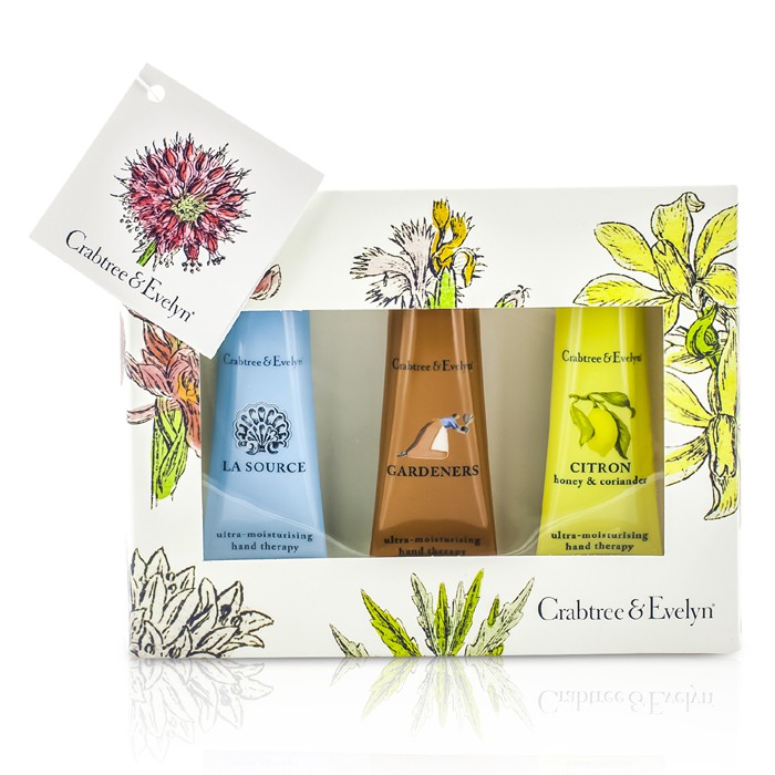 Crabtree & Evelyn Best Seller Hand Cream Set: La Source 25g + Gardeners 25g + Citron 25g 3x25g/0.9ozProduct Thumbnail