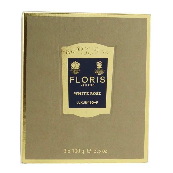Floris 佛羅麗絲  白玫瑰豪華香皂 3x100g/3.5ozProduct Thumbnail