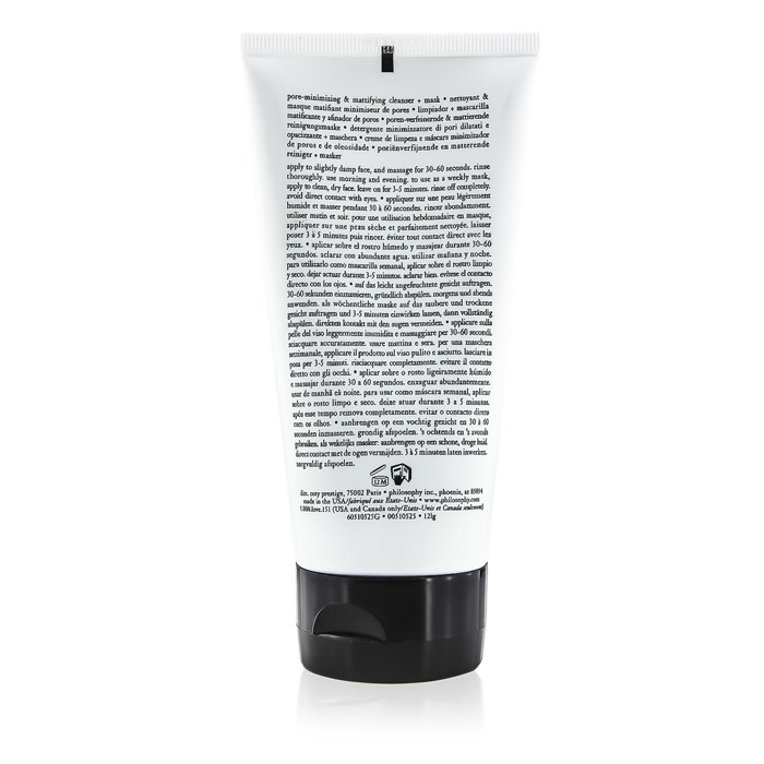 Philosophy Total Matteness Pore-Minimizing & Mattifying Cleanser + Mask (Unboxed) 150ml/5ozProduct Thumbnail