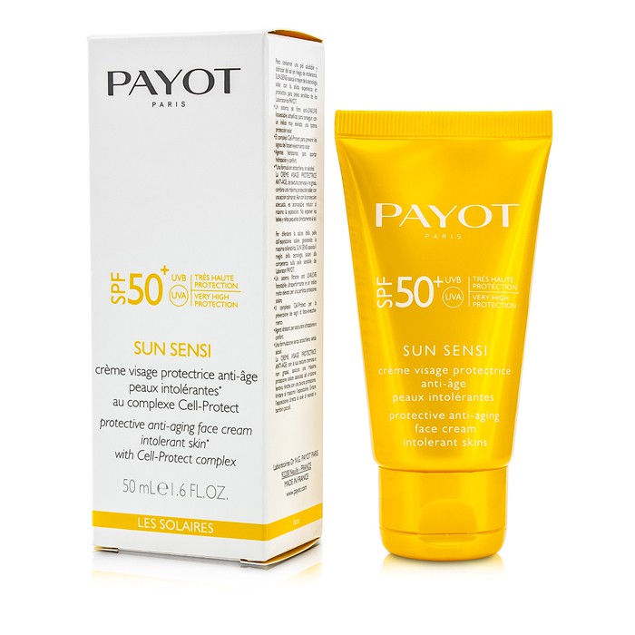 Payot 柏姿 抗老防曬乳SPF 50+ Les Solaires Sun Sensi Protective Anti-Aging Face Cream SPF 50+ 50ml/1.6ozProduct Thumbnail
