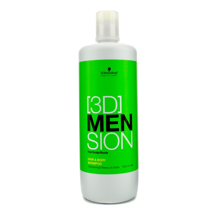 슈바르츠코프 Schwarzkopf [3D] Mension Hair & Body Shampoo 1000ml/33.8ozProduct Thumbnail