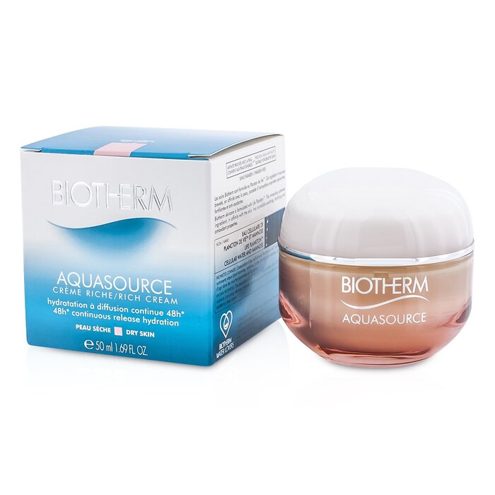 Biotherm Aquasource 48H Continuous Release Hydration Rich Cream -קרם לחות עשיר לעור יבש 50ml/1.69ozProduct Thumbnail
