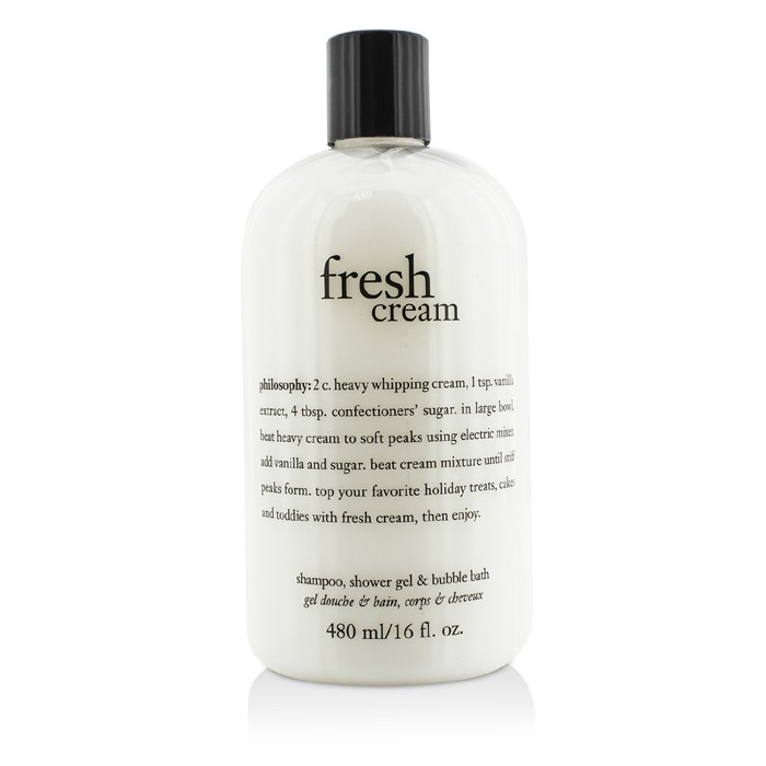 Philosophy Šampon, sprchový gel a pěnivá koupel Fresh Cream Shampoo, Shower Gel & Bubble Bath 480ml/16ozProduct Thumbnail