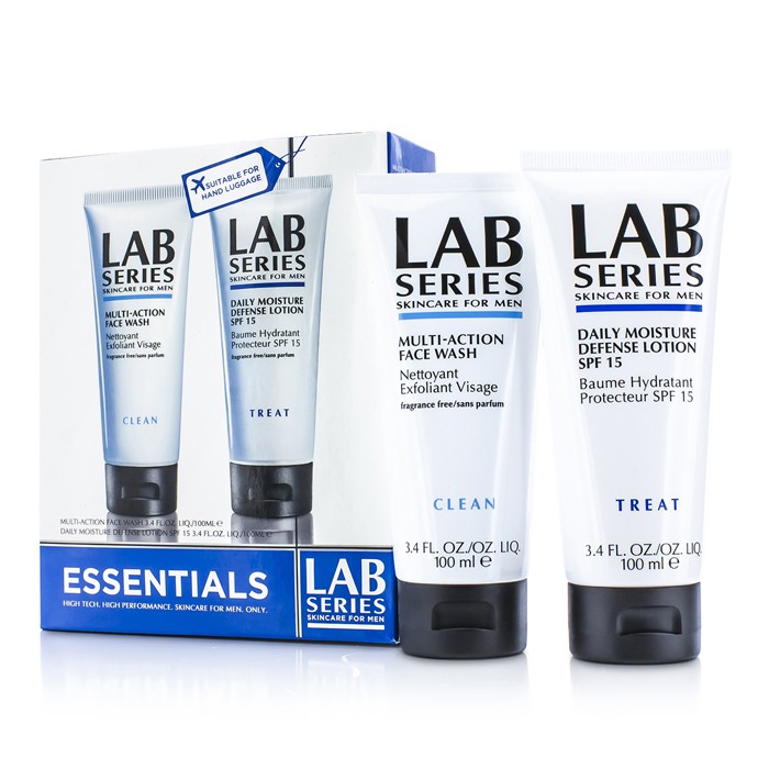 Lab Series Zestaw Essentials Set: Lab Series Multi-Action Face Wash 100ml + Lab Series Daily Moisture Defense Lotion SPF 15 100ml 2pcsProduct Thumbnail