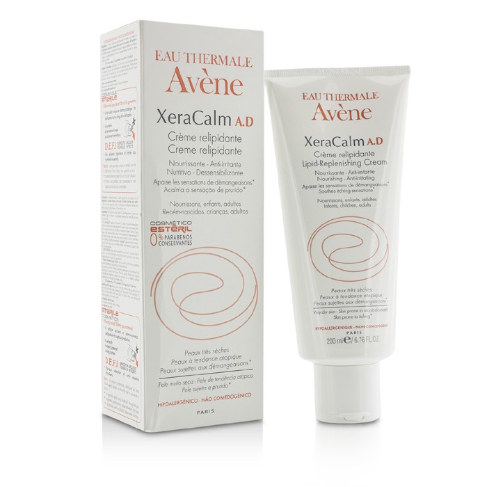 Avene XeraCalm A.D Lipid-Replenishing Cream - קרם למילוי ליפידים (אריזה פגומה במקצת) 200ml/6.67ozProduct Thumbnail