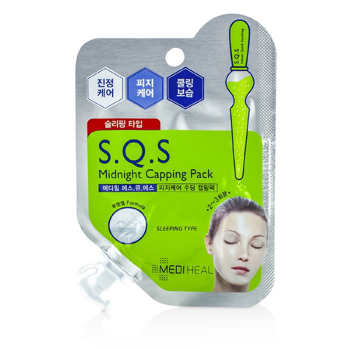 Mediheal S.Q.S Midnight Capping Pack (Sebum Quick Soothing - Sleeping Type) 6pcsProduct Thumbnail