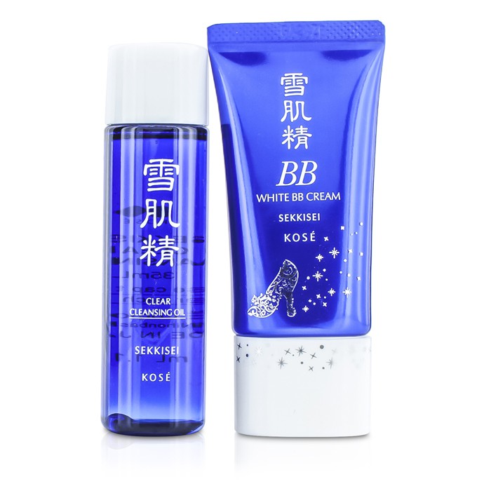 Kose Sekkisei BB Cream Set: White BB Cream 27ml + Clear Cleansing Oil 35ml (Limited Edition) 2pcsProduct Thumbnail