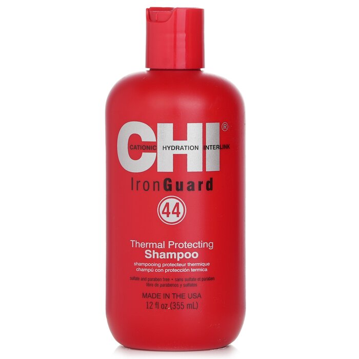 CHI CHI44 Iron Guard Thermal Protecting Shampoo Etterlater håret mykt og sunt|Flott for alle hårtyper som gjentatte ganger gjennomgår varmestyling|Sulfat og paraben-fri| 355ml/12ozProduct Thumbnail