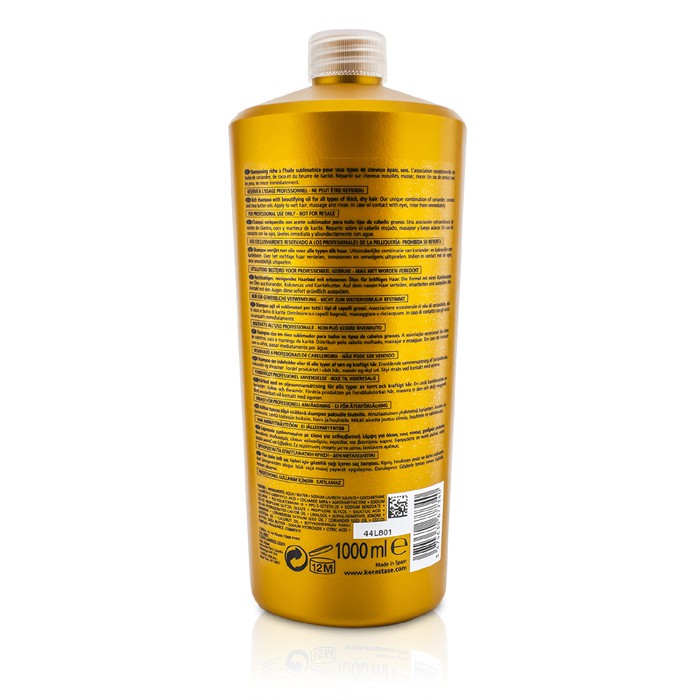 Kerastase Shampoo Oleo-Riche Rich Elixir Ultime (Para Todas as Espessuras de Cabelo) 1000ml/34ozProduct Thumbnail
