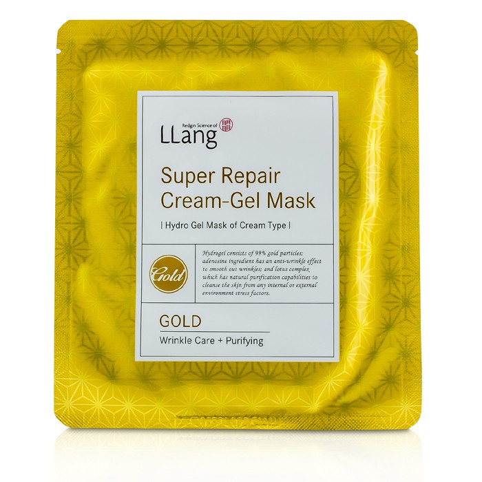 랑 LLang Super Repair Cream-Gel Mask - Gold (Wrinkle Care + Purifying) 5x25g/0.9ozProduct Thumbnail