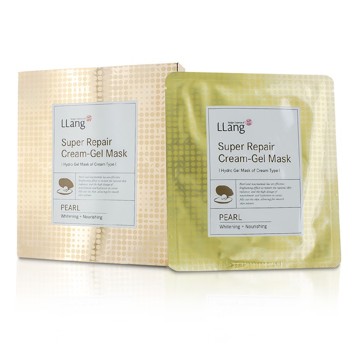 Llang (ラン) LLang Super Repair Cream-Gel Mask - Pearl (Whitening + Nourishing) 5x25g/0.9ozProduct Thumbnail