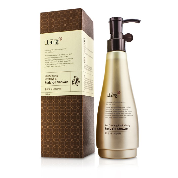 LLang Red Ginseng Revitalizing Body Oil Shower 74850 285ml/9.6ozProduct Thumbnail