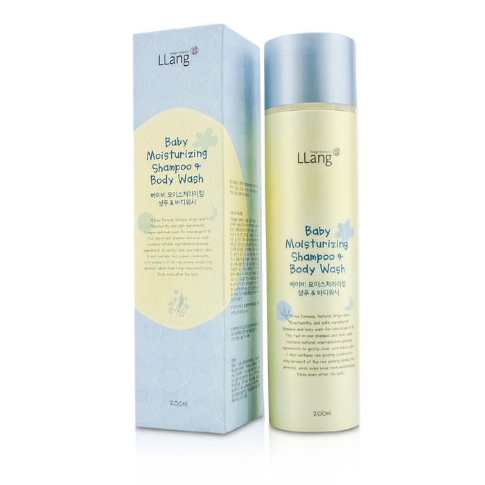 LLang Hydratační šampon a sprchový gel pro miminka Baby Moisturizing Shampoo & Body Wash 200ml/6.7ozProduct Thumbnail