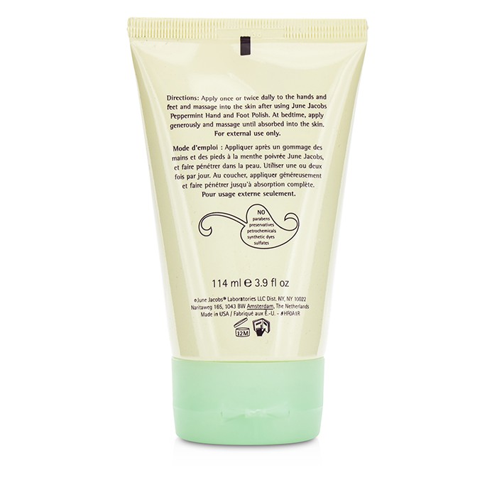 June Jacobs SPA Collection Peppermint Hand And Foot Therapy (Unboxed) 114ml/3.9ozProduct Thumbnail