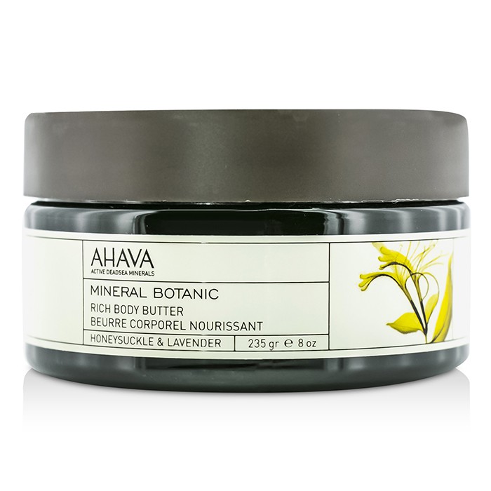 Ahava Mineral Botanic Βελούδινο Βούτυρο Σώματος - Honeysuckle & Lavender 235g/8ozProduct Thumbnail