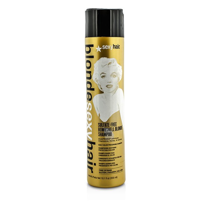 Sexy Hair Concepts Odżywka do włosów blond Blonde Sexy Hair Sulfate-Free Bombshell Blonde Shampoo (ochrona kolory, nie zawiera siarczanów) 300ml/10.1ozProduct Thumbnail