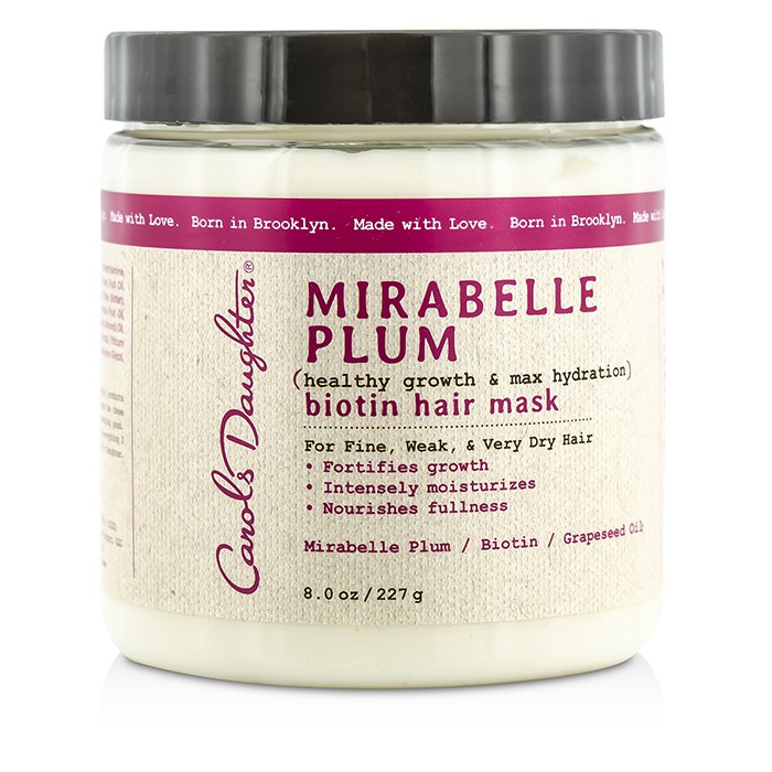 Carol's Daughter Mirabelle Plum Healthy Growth & Max Hydration Biotin Hair Mask (For Fine, Weak & Very Dry Hair) 227g/8ozProduct Thumbnail